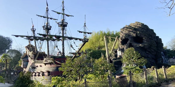 Marne Vallee Ile France France 2020 Disney Land Piratas Del — Foto de Stock