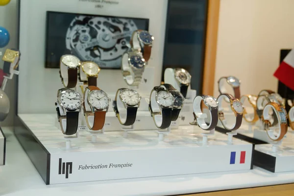 Bordeaux Aquitaine Frankrijk 2020 Lip Franse Horloge Klokkenwinkel Symbolisch Voor — Stockfoto