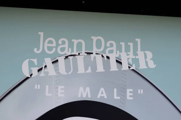 Bordeaux Aquitaine Francie 2020 Jean Paul Gaultier Mužská Reklama Textovým — Stock fotografie
