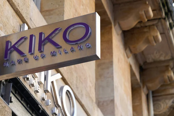Bordeaux Aquitania Francia 2020 Kiko Make Milano Text Logo Shop — Foto de Stock