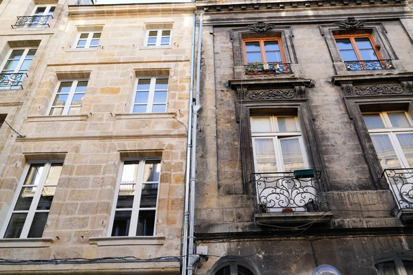 Antes Después Comparación Fachadas Edificios Limpios Con Diferencia Entre Dos — Foto de Stock