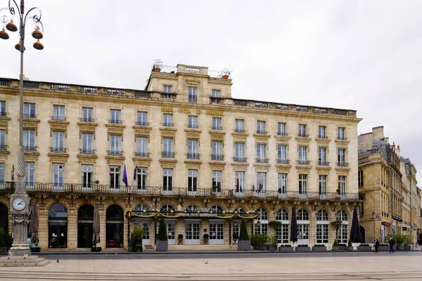 Burdeos Aquitania Francia 2020 Intercontinental Grand Hotel Bordeaux Centro Histórico — Foto de Stock