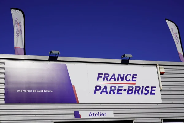 Burdeos Aquitania Francia 2020 Francia Pare Brise Logo Sign Panel — Foto de Stock