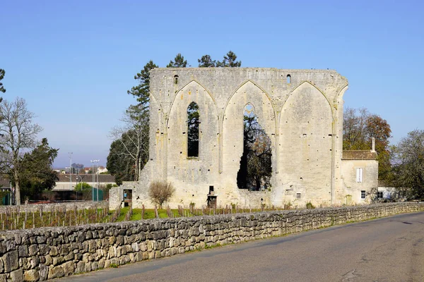 Saint Emilion Ruínas Aldeia Património Mundial Unesco França — Fotografia de Stock