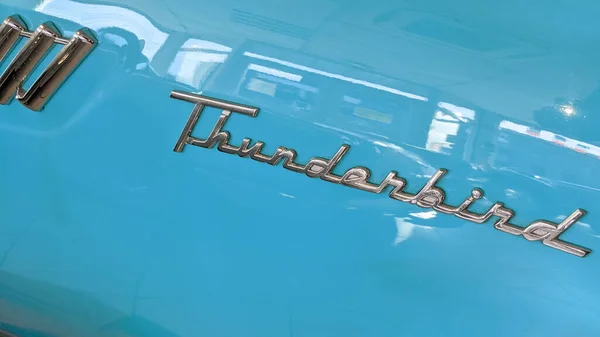 Bordeaux Akwitania Francja 2020 Logo Forda Thunderbirda Napis Boku Luksusowego — Zdjęcie stockowe