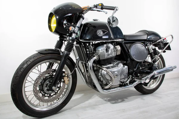 Bordeaux Aquitaine France 2020 Royal Enfield Interceptor Continental Caper Racing — 스톡 사진