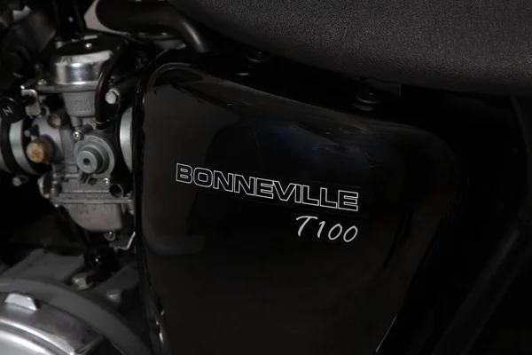 Bordeaux Aquitaine France 2020 Triomphe Bonneville T100 Signe Détail Moto — Photo