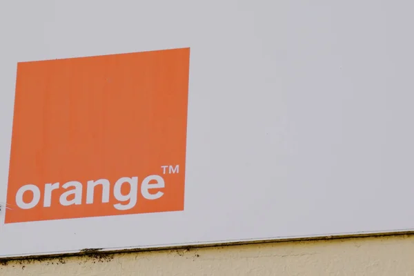 Burdeos Aquitania Francia 2020 Logotipo Tienda Naranja Signo Texto Marca — Foto de Stock