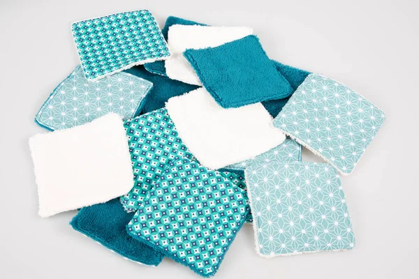 Reusable Washable Wipes Cosmetic Pads Facial Cleansing Cosmetic Pad Diy — Stock Photo, Image