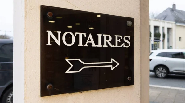Bordeaux Akwitania Francja 2021 Notatnik Podpis Tekst Francuski Deska Strzałka — Zdjęcie stockowe