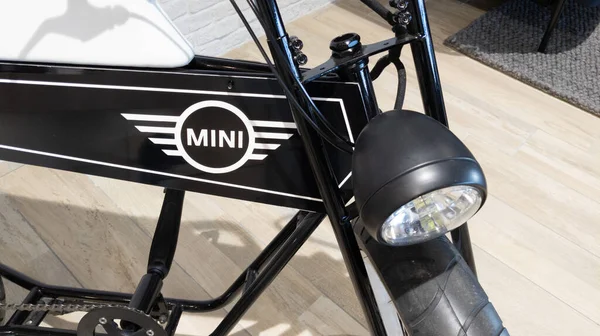 Μπορντό Aquitaine Γαλλία 2021 Mini Logo Sign Bicycle Retro Black — Φωτογραφία Αρχείου