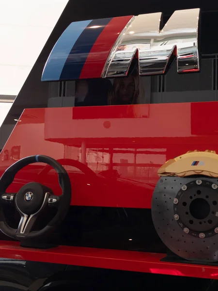 Bordeaux Aquitaine France 2021 Bmw Motorsport Logo Und Markenschild Autohaus — Stockfoto