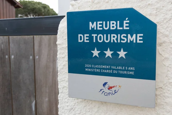 Bordeaux Aquitaine Francie 2021 Meuble Tourisme Stars French Quality Tourism — Stock fotografie