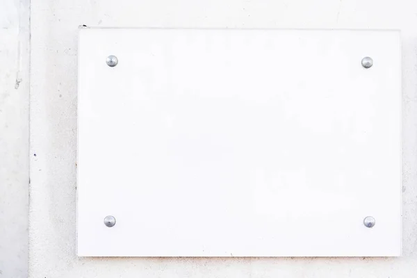 Wall Mockup Met Blanco Witte Lege Bord Klaar Voor Kunstwerk — Stockfoto
