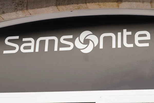 Burdeos Aquitania Francia 2021 Samsonite Logo Text Sign Brand Store — Foto de Stock