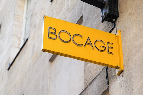 Bordeaux Aquitaine France 2021 Bocage Logo Sign Text Brand Store — Stock Photo, Image