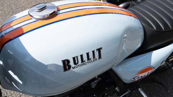 Bordeaux Aquitaine France 2021 Bullit Motorycles Logo Sign Text Fuel — Stock Photo, Image