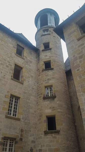 Brive Gaillarde Maison Treilhard著名的中世纪建筑 — 图库照片