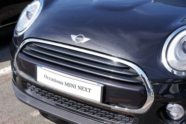 Bordeaux Aquitaine France 2021 Mini Next Car Text Brand Logo — Photo