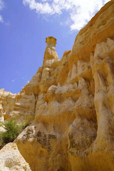 Issur Tet Les Orgues France Limestone Chimneys Formation — стоковое фото