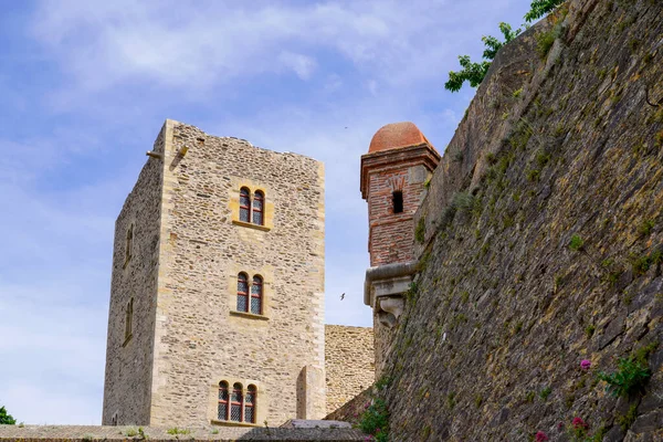 Königliches Schloss Collioure Frankreich — Stockfoto