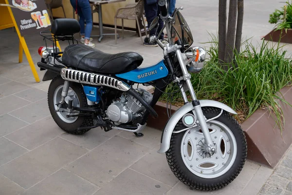 Bordéus Aquitânia França 2021 Suzuki Van Van Motocicleta Vintage Retro — Fotografia de Stock