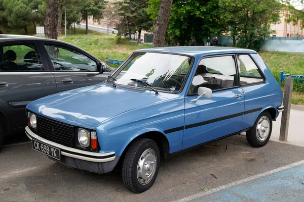 Burdeos Aquitania Francia 2021 Citroen Lna Classic Francés Hatchback Vista — Foto de Stock