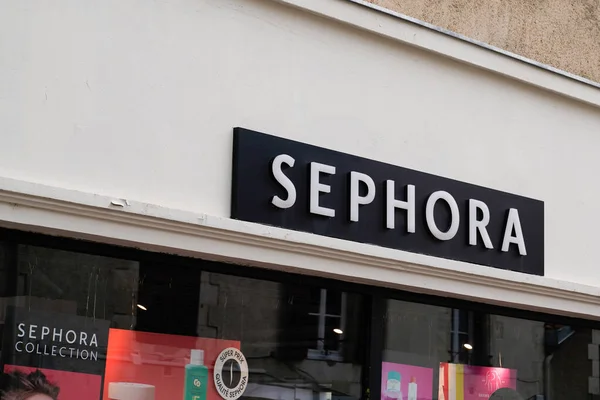 Bordeaux Aquitaine France 2021 Sephora Sign Text Retail Store Exterior — Zdjęcie stockowe