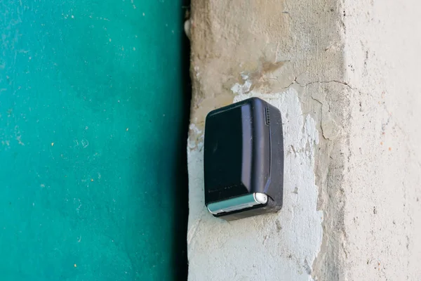 Caja Seguridad Aire Libre Caja Seguridad Para Recuperar Llaves Puerta — Foto de Stock
