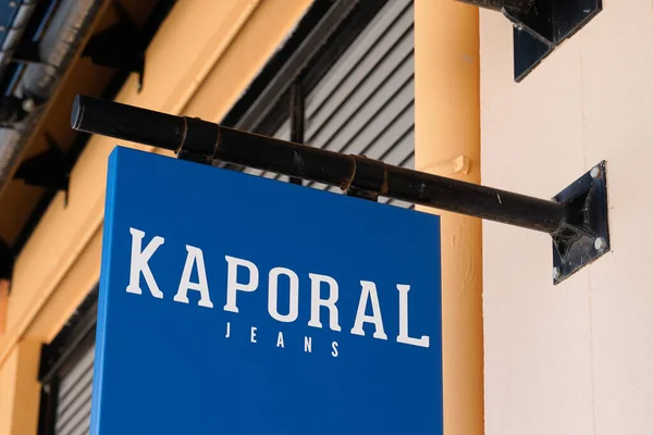 Montpellier Ocitanie France 2021 Kaporal Jeans Logo Sign Brand Text — Stock Photo, Image