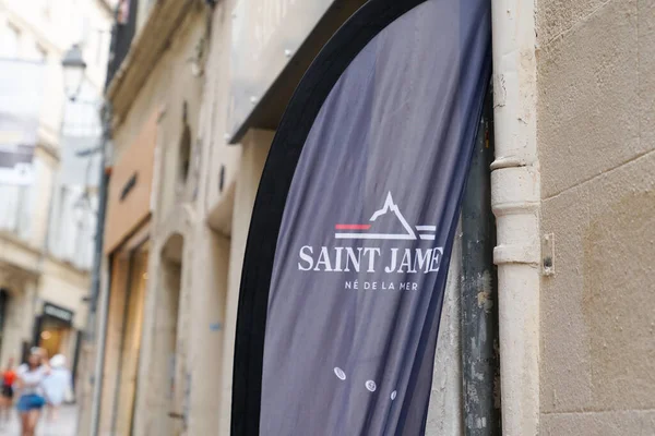 Montpellier Ocitanie France 2021 Saint James Text Sign Brand Logo — Stock Photo, Image