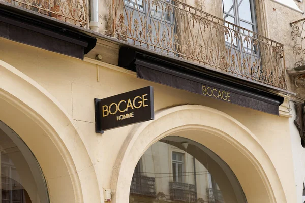 Toulouse Ocitanie Francia 2021 Bocage Logo Marca Texto Signo Frente — Foto de Stock