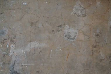 Kahverengi çimento eski dış yüzey duvarı çatlak desenli duvar kağıdı grunge arka plan