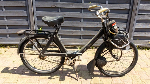 Bordeaux Aquitania Francia 2021 Ciclomotore Marca Solex Strada Francese Velosolex — Foto Stock