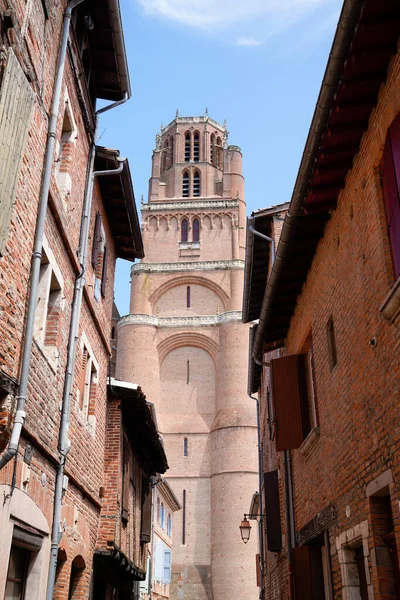Albi Ciudad Catedral Francesa Centro Ciudad Medieval — Foto de Stock