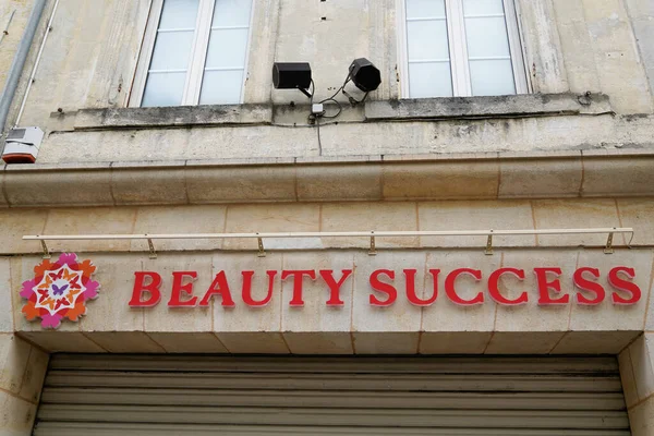 Bordeaux Aquitaine France 2021 Beauty Success Logo Text Sign Shop — Stock Photo, Image