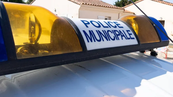 Bordeaux Aquitaine France 2021 Police Phare City Car Police Municipale — Photo