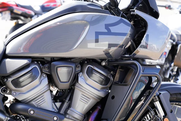 Burdeos Aquitania Francia 2021 Harley Davidson 1250 Pan America Motocicleta — Foto de Stock