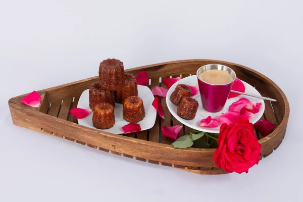 Cake canneles from Bordeaux France — Stock Photo, Image