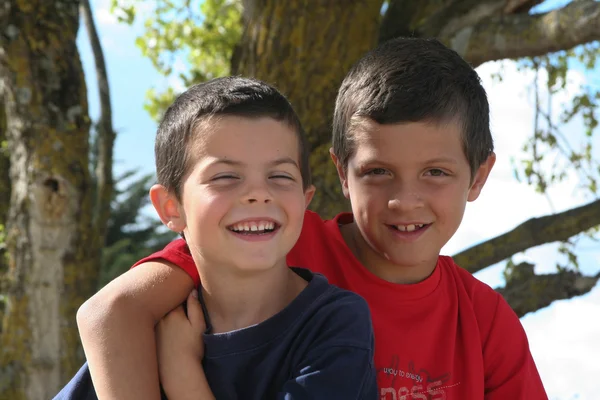 Gelukkige familie op vakantie — Stockfoto