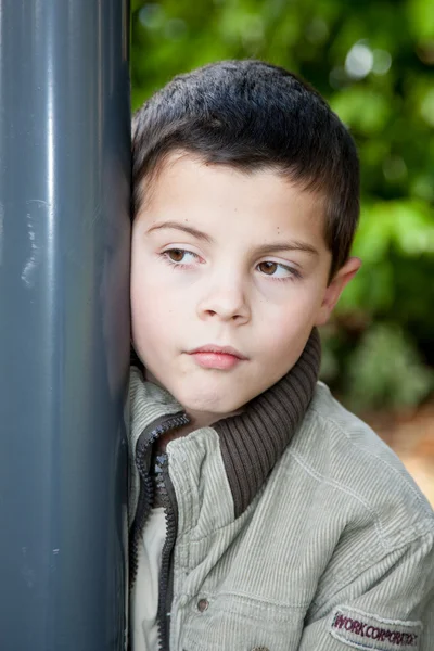 Jungen in den Ferien — Stockfoto