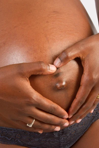 Embarazada bienvenida bebé —  Fotos de Stock