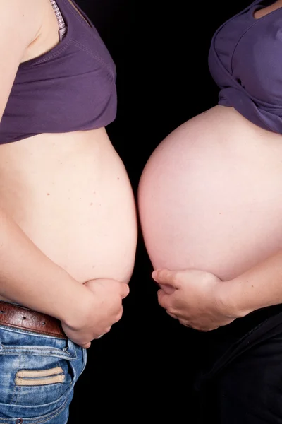 Schwanger, frau wartet baby — Stockfoto