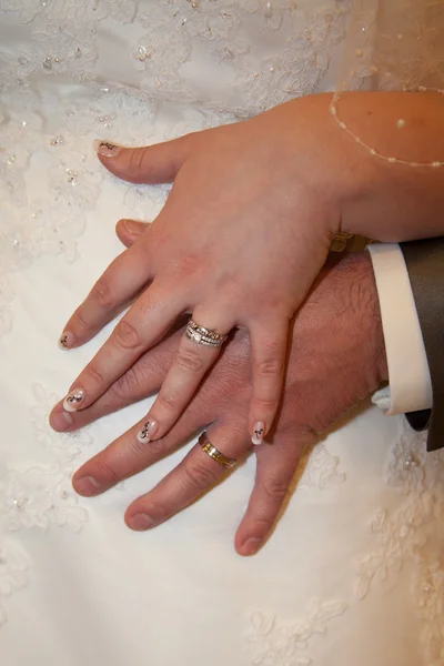 Esküvői kéz — Stock Fotó