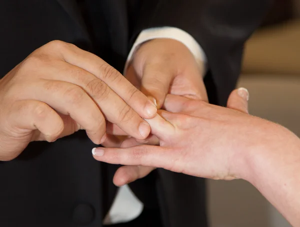 Matrimonio mano — Foto Stock