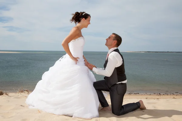 Matrimonio in spiaggia — Foto Stock