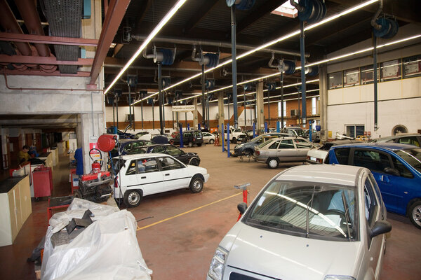 Машина сломалась.
