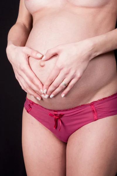 Mujer embarazada. — Foto de Stock