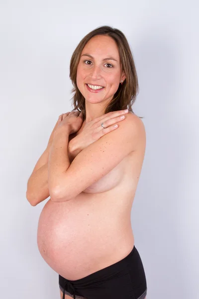 Así mujer embarazada — Foto de Stock