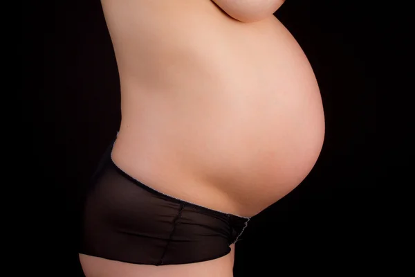 Så gravid kvinna — Stockfoto